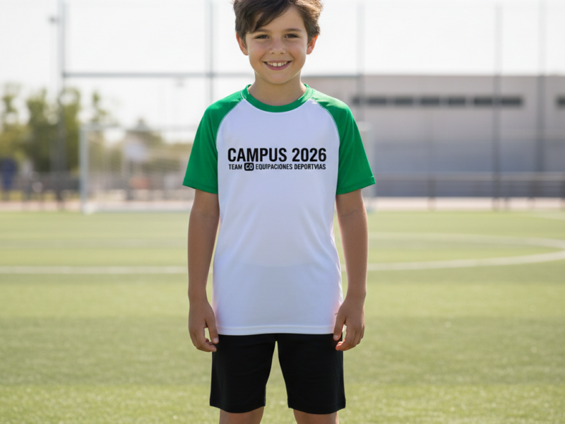 ¿Cuáles son las camisetas más buscadas para Campus Deportivos en Zaragoza y por qué?