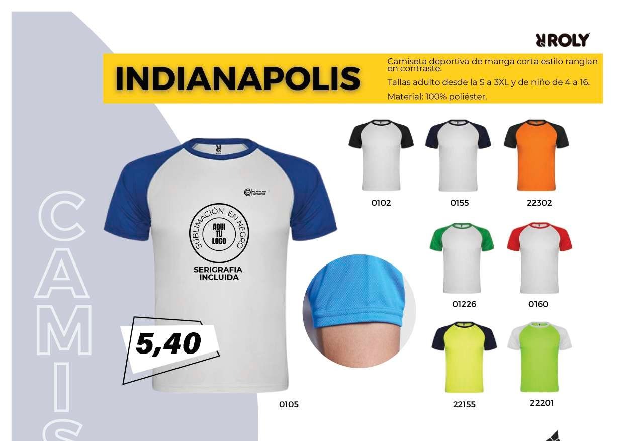 Catálogo Team Co 2026 - Camiseta INDIANAPOLIS Campus Semana Santa Zaragoza Aragón