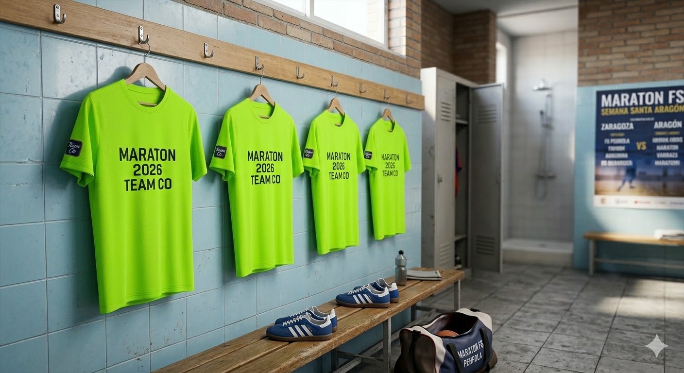 Camisetas personalizadas para maratones y grupos realizadas por TEAM CO