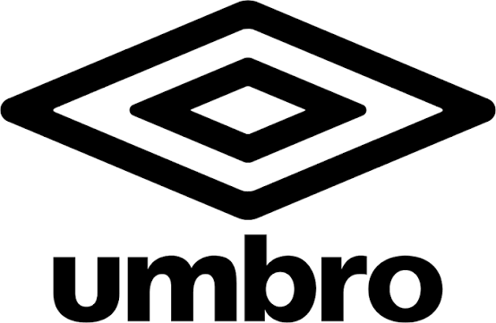 Logotipo negro oficial de UMBRO para equipaciones deportivas de competición de TEAM CO