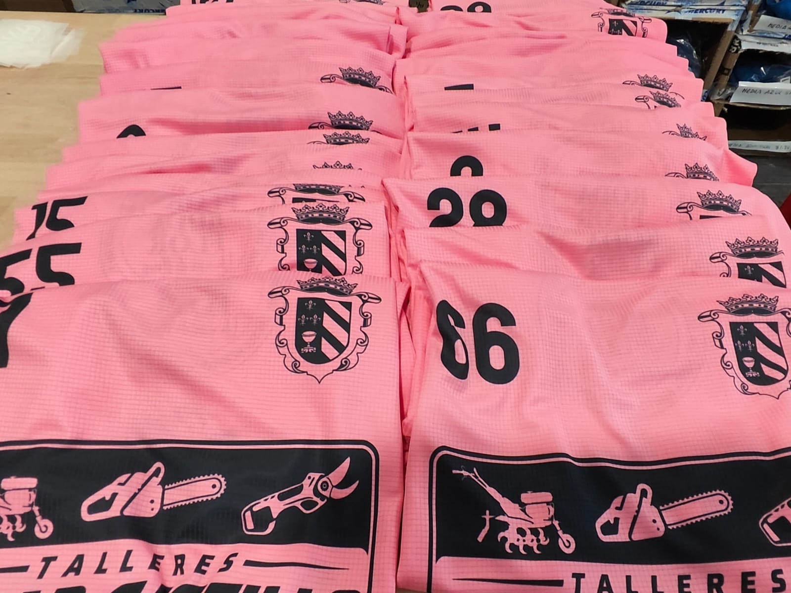 camisetas de entrenamiento para el futbol sala epila