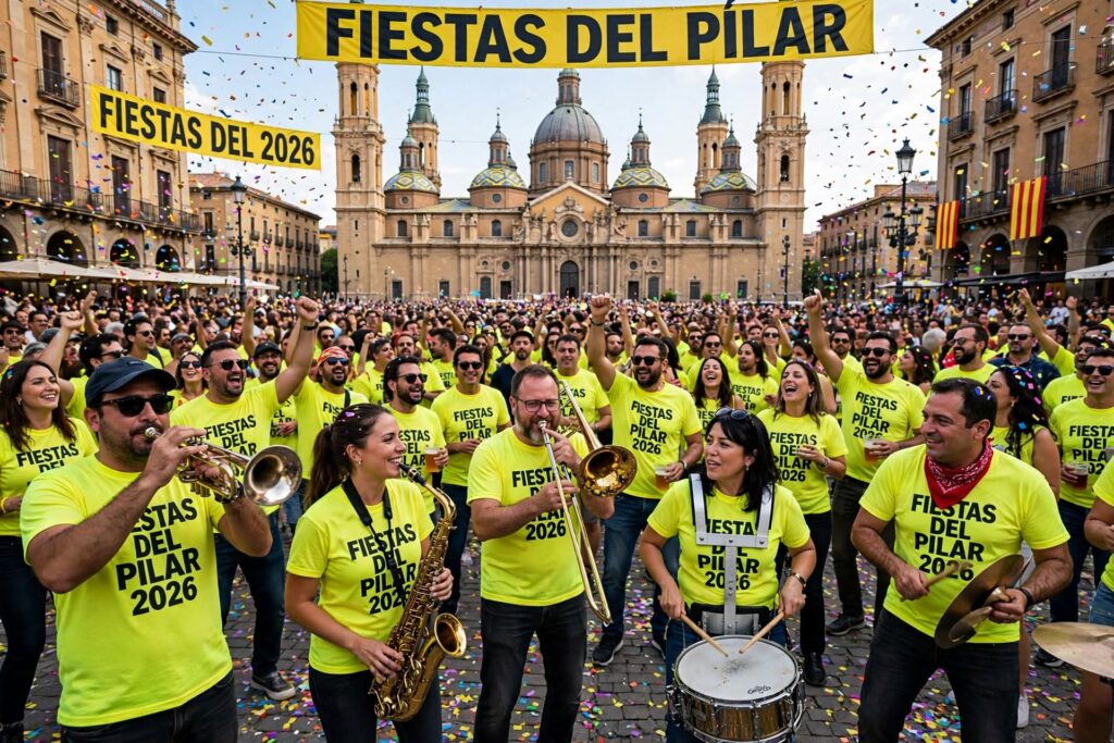 Camisetas para las fiesta del pilar 2026 team co equipaciones deportivas